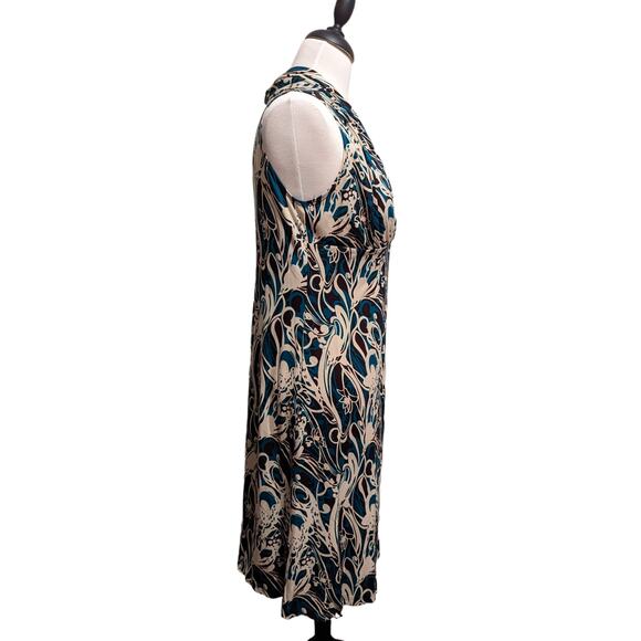 Perseption Sleeveless Faux Wrap Dress Size Petite L - Picture 3 of 4